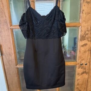 Guess Black Lace mini dress